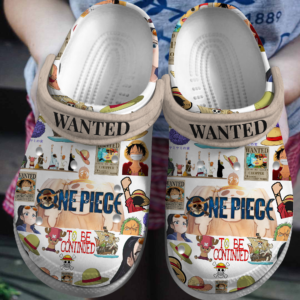 New Design One Piece Wanted Anime Clogs