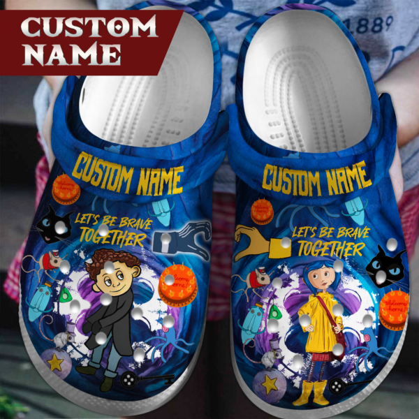 New Design Coraline Halloween Crocs For Kids And Adults