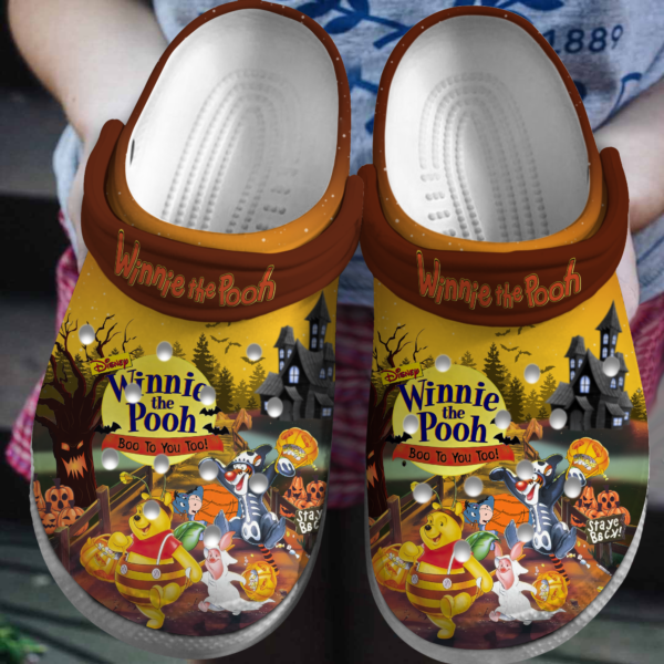 Disney Winnie The Pooh Halloween Crocs For Kids And Adults