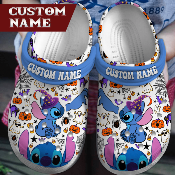 Adorable Disney Stitch Halloween Crocs For Kids And Adults - Design by ...
