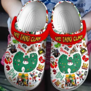 Soft And Durable Clogs Wu-Tang Clan Christmas Clogs, Perfect For Clogs For Kids And Adults