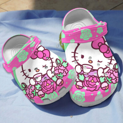 Beautiful Hello Kitty And Roses