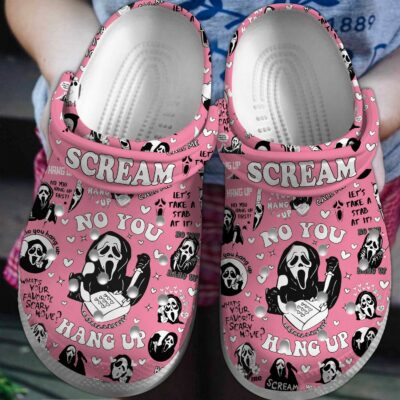 Scream No You Hang Up Horror Movie Clogs For Kids And Adults