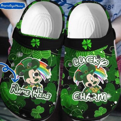 personalized-mickey-mouse-and-lucky-shamrock-crocs-happy-st.patricks-day-clogs-9lcxk