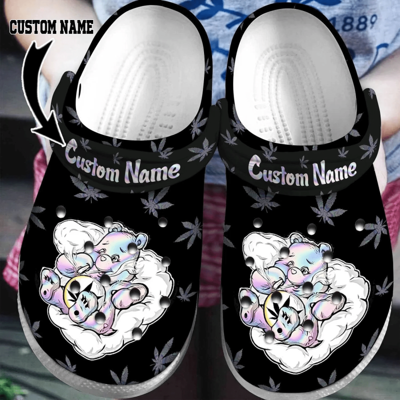 customized-dont-care-bear-smoking-weed-clogs-for-kids-and-adults-3xbqe