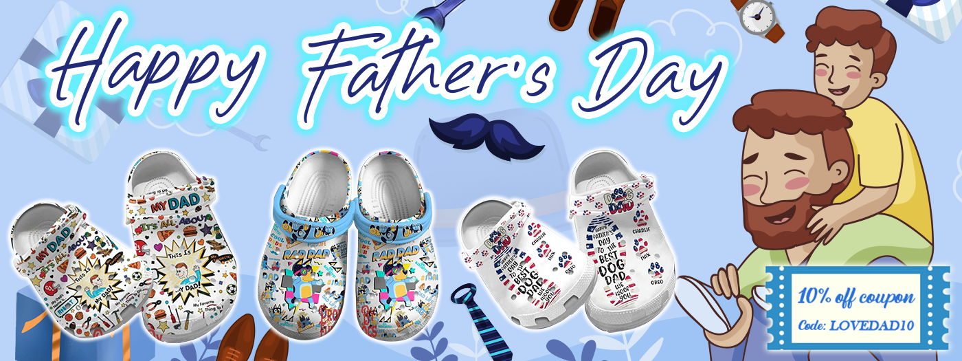 Father's Day Crocs - Designbycrocodile.com
