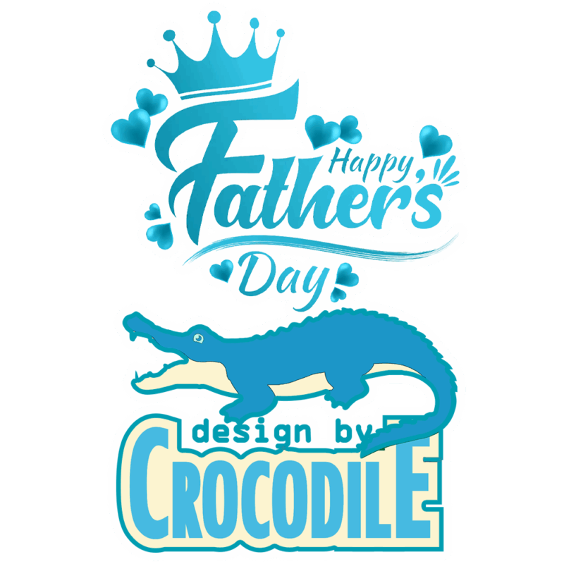 father's day crocs - designbycrocodile.com