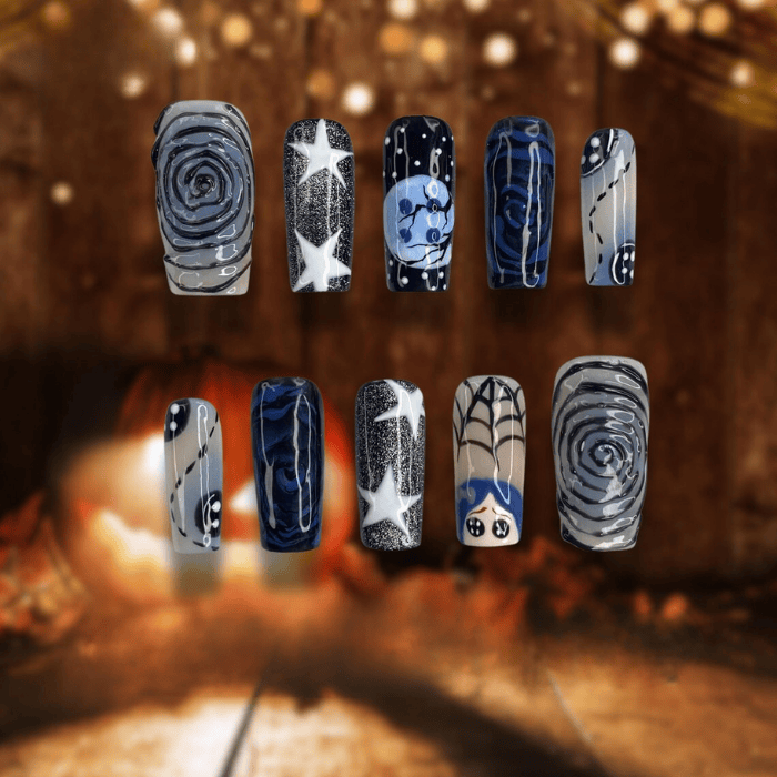 Creative Coraline Spooky Cool Design Nail Box